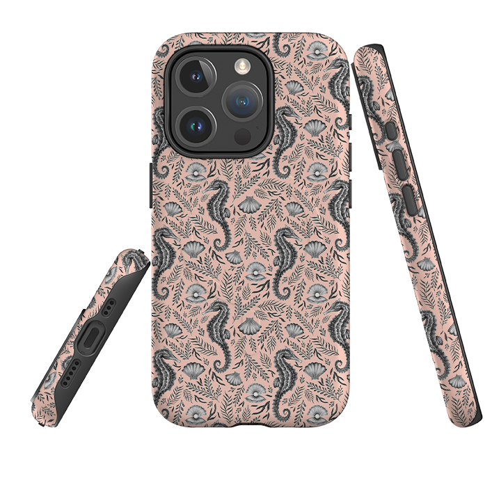 iPhone MagSafe Tough Case -  Seahorse Coral By Catherine Rowe