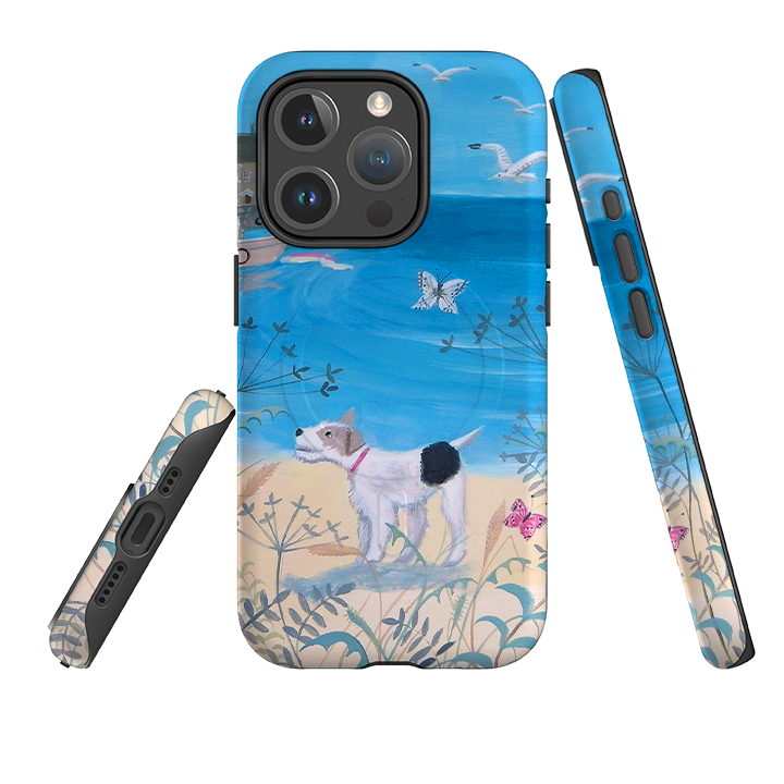 iPhone MagSafe Tough Case - Seaside Dog By Mary Stubberfield