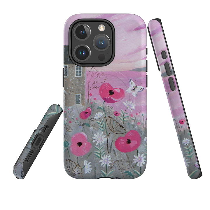 iPhone MagSafe Tough Case - Seaside Flowers By Mary Stubberfield