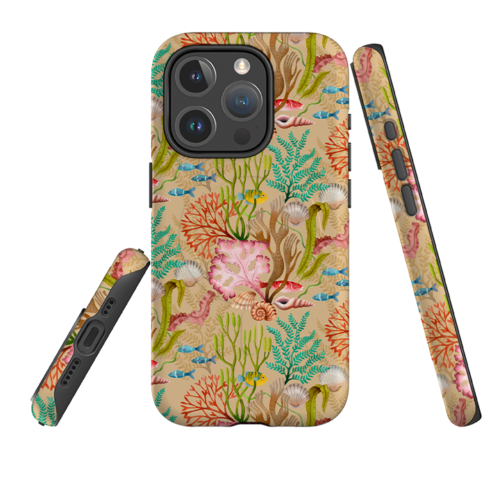 iPhone MagSafe Tough Case - Seaweed By Bex Parkin