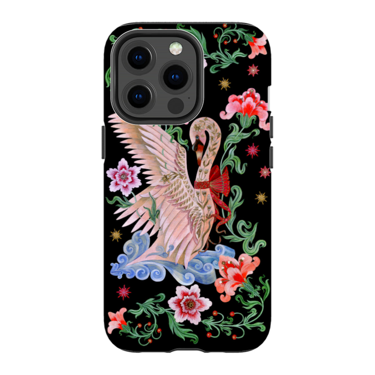 iPhone MagSafe Tough Case - Seven Swans A Swimming By Maria Matos