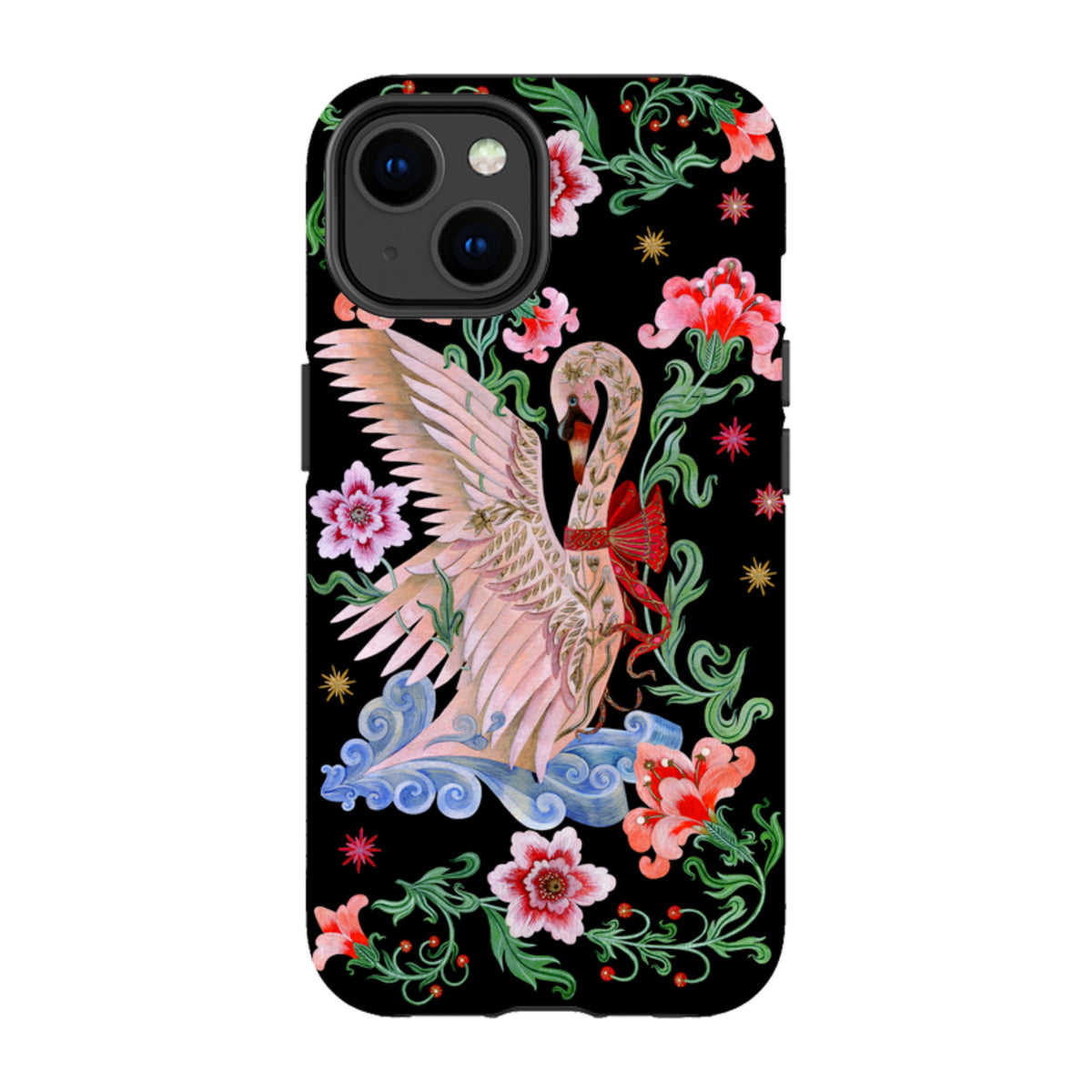 iPhone MagSafe Tough Case - Seven Swans A Swimming By Maria Matos