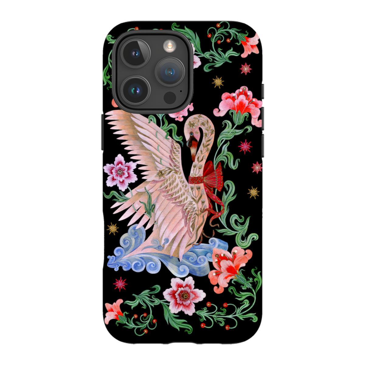 iPhone MagSafe Tough Case - Seven Swans A Swimming By Maria Matos