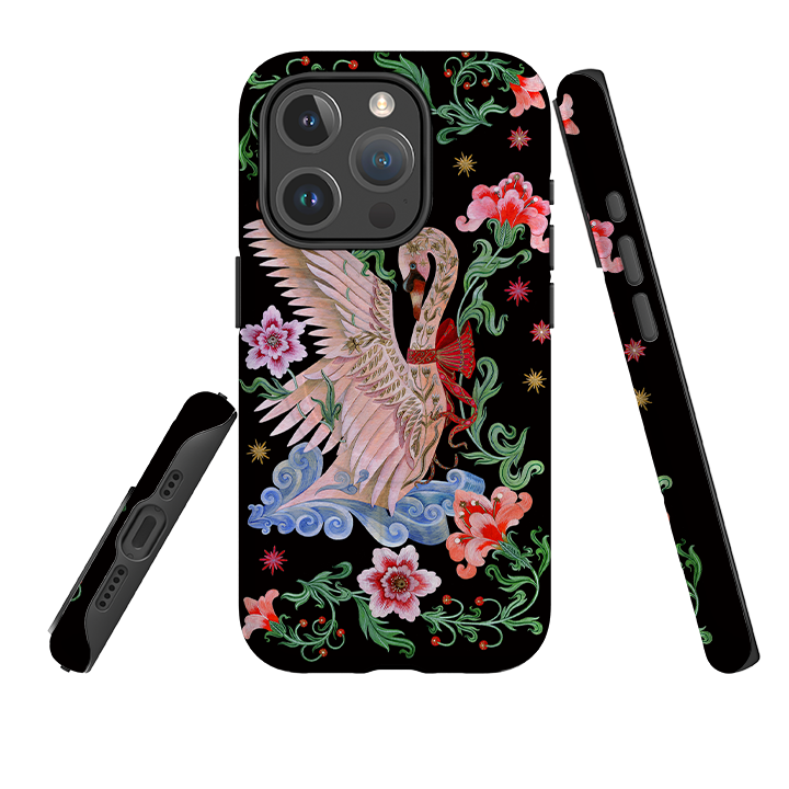 iPhone MagSafe Tough Case - Seven Swans A Swimming By Maria Matos