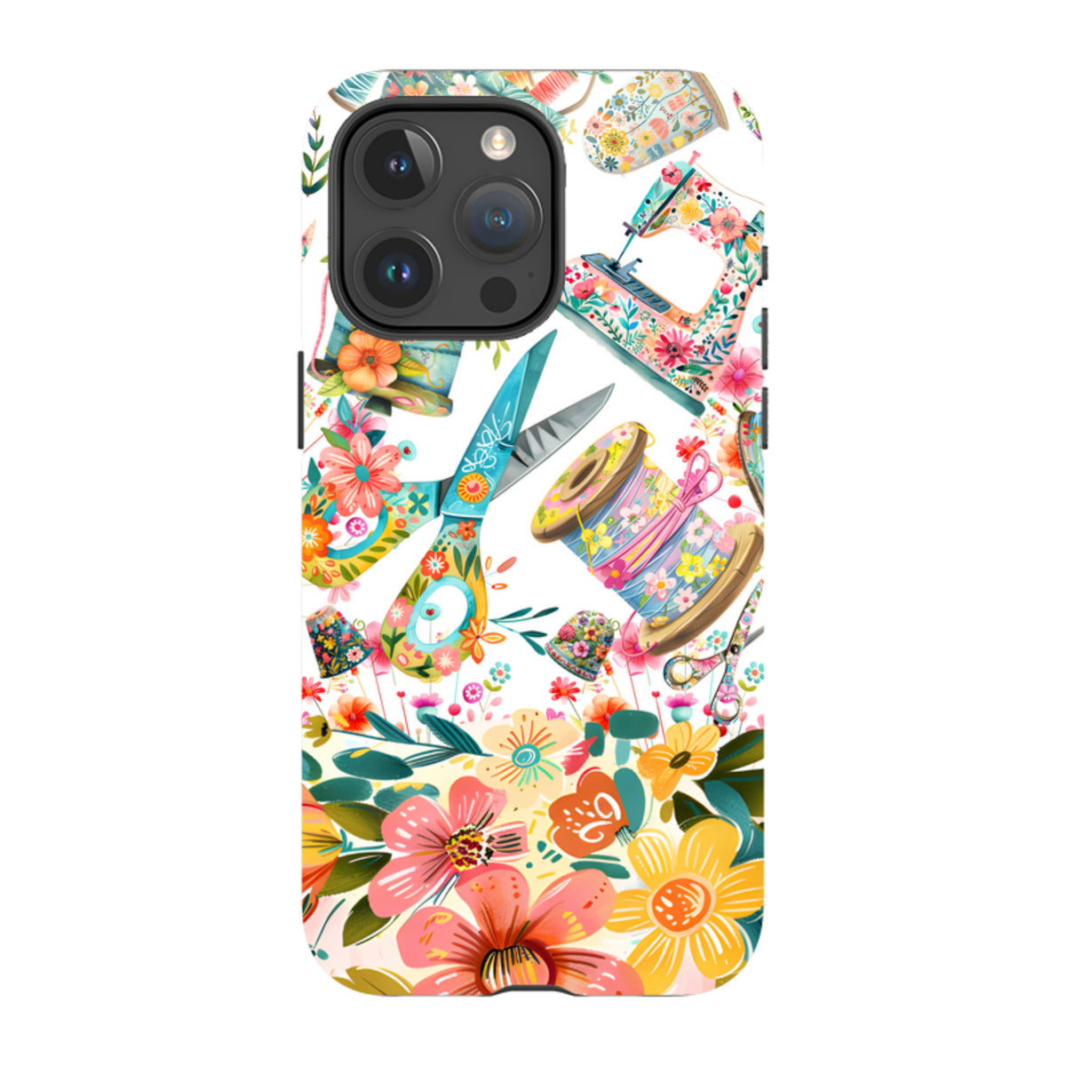 iPhone MagSafe Tough Case - Sew Happy