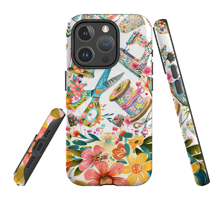 iPhone MagSafe Tough Case - Sew Happy