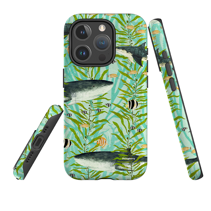 iPhone MagSafe Tough Case - Shark Reef By Katherine Quinn