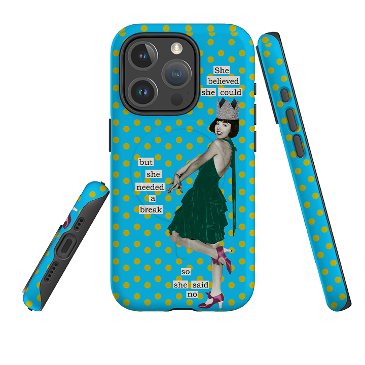 iPhone MagSafe Tough Case - She Believed She Could By Clare Jordan