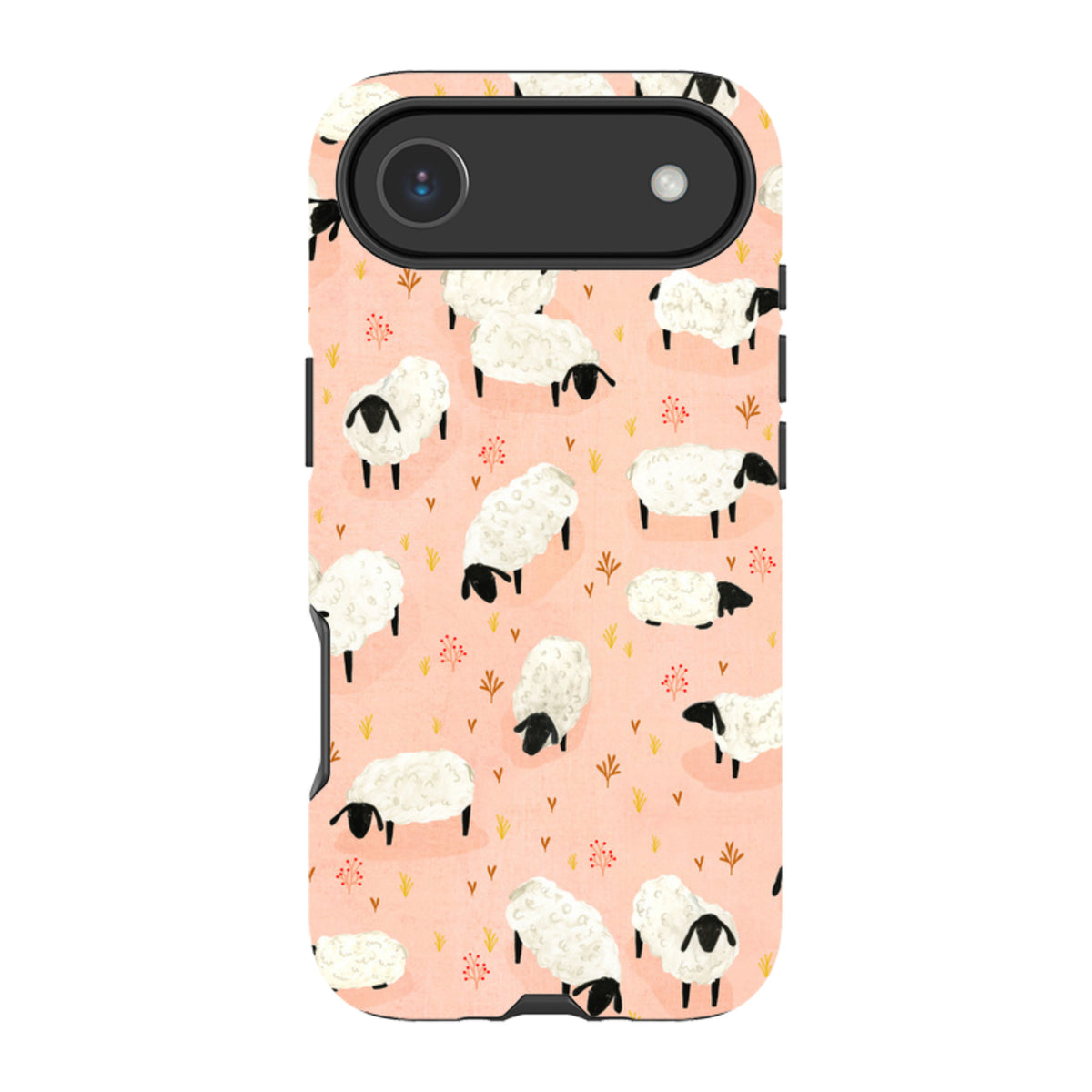 iPhone MagSafe Tough Case - Sheep Pink By Katherine Quinn