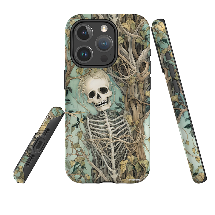 iPhone MagSafe Tough Case - Skeletal Floral