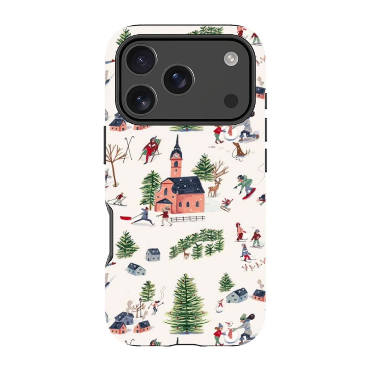 iPhone MagSafe Tough Case -  Skiing By Caroline Bonne Muller