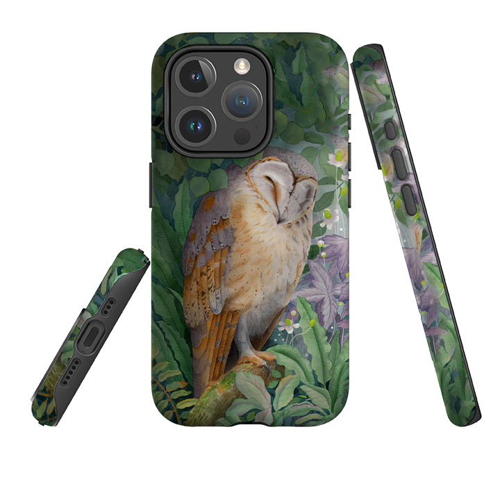iPhone MagSafe Tough Case - Sleepy Owl By Bex Parkin