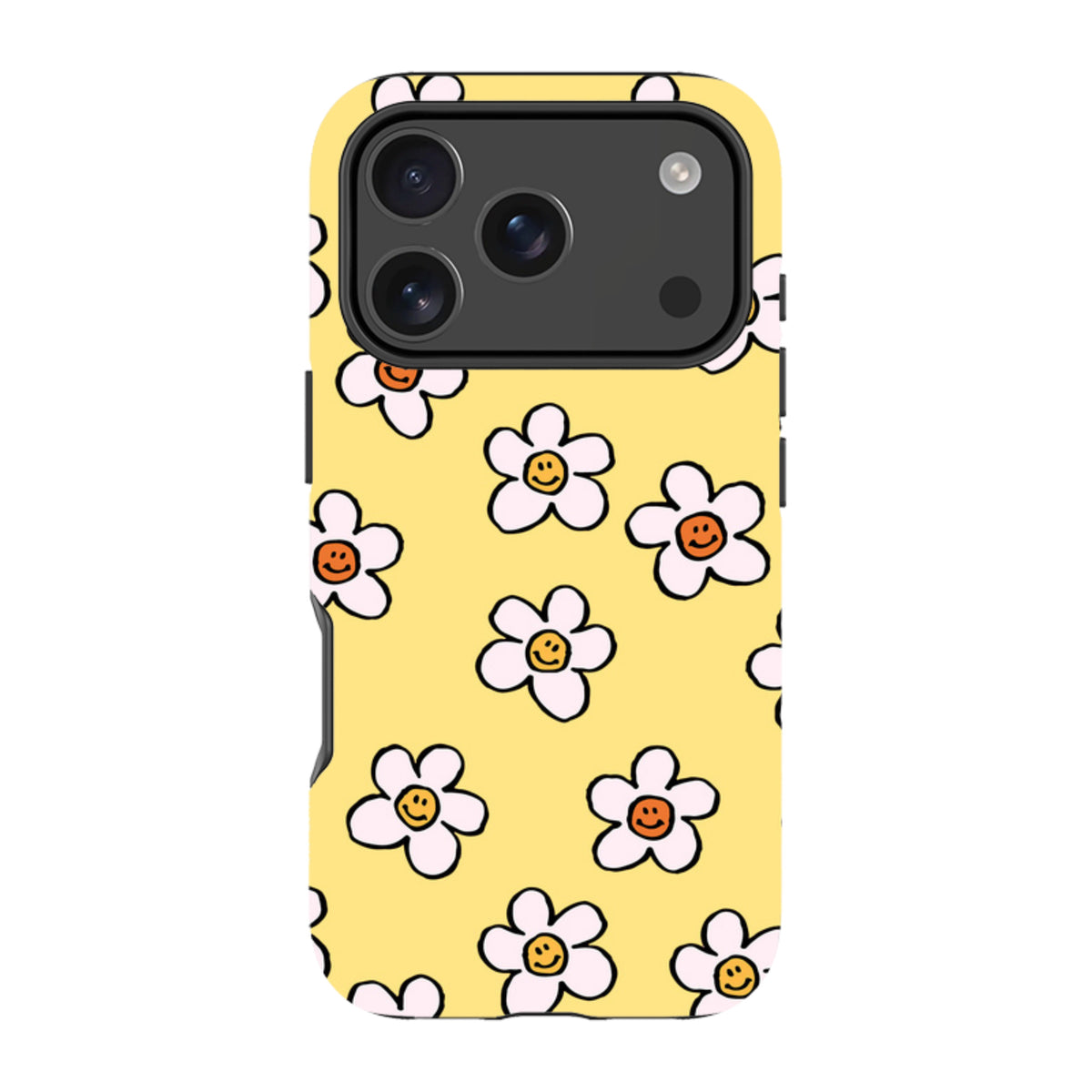 iPhone MagSafe Tough Case -  Smiley-Mellow Yellow