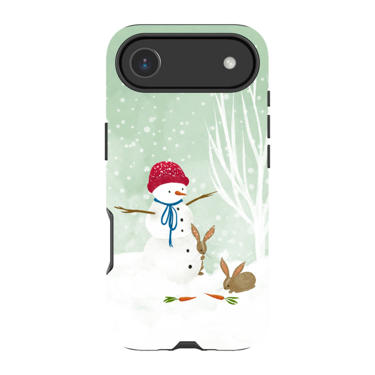 iPhone MagSafe Tough Case -  Snowman By Katherine Quinn