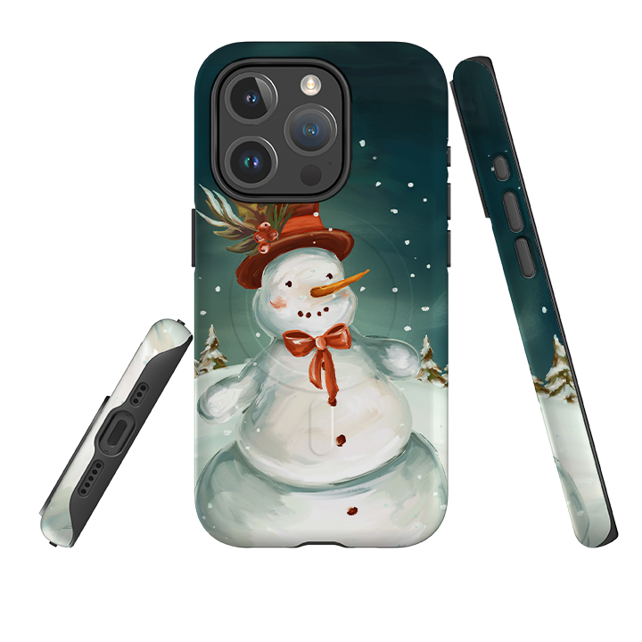iPhone MagSafe Tough Case - Snowman