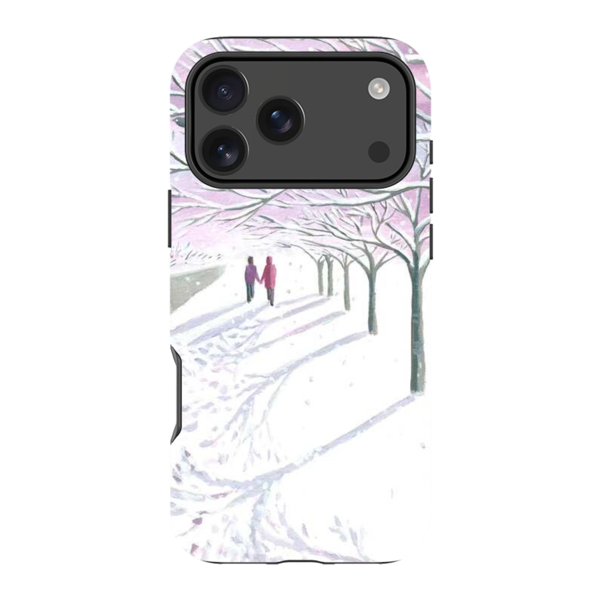 iPhone MagSafe Tough Case - Snowy Park By Mary Stubberfield