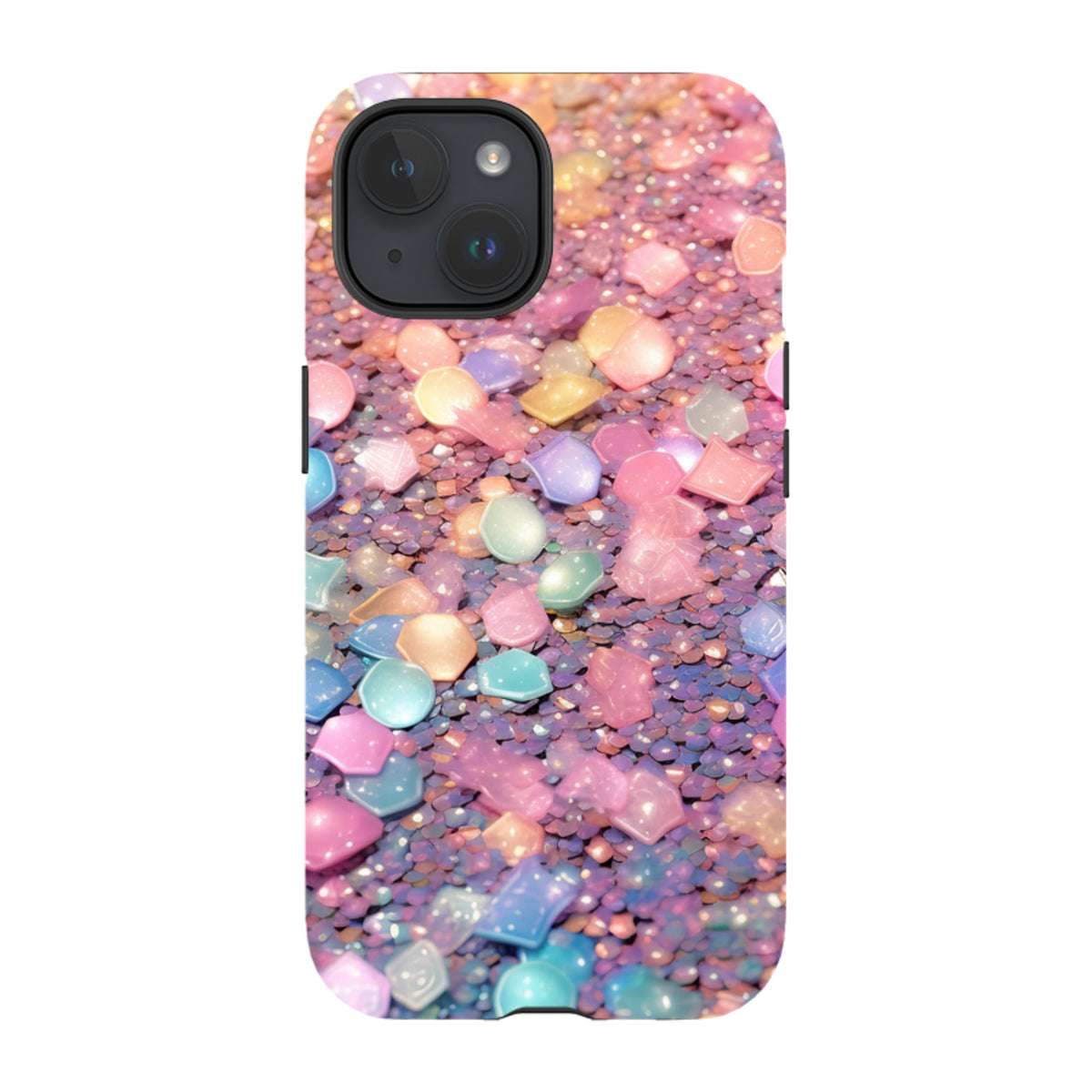iPhone MagSafe Tough Case - Space Pebbles (case does not glitter)