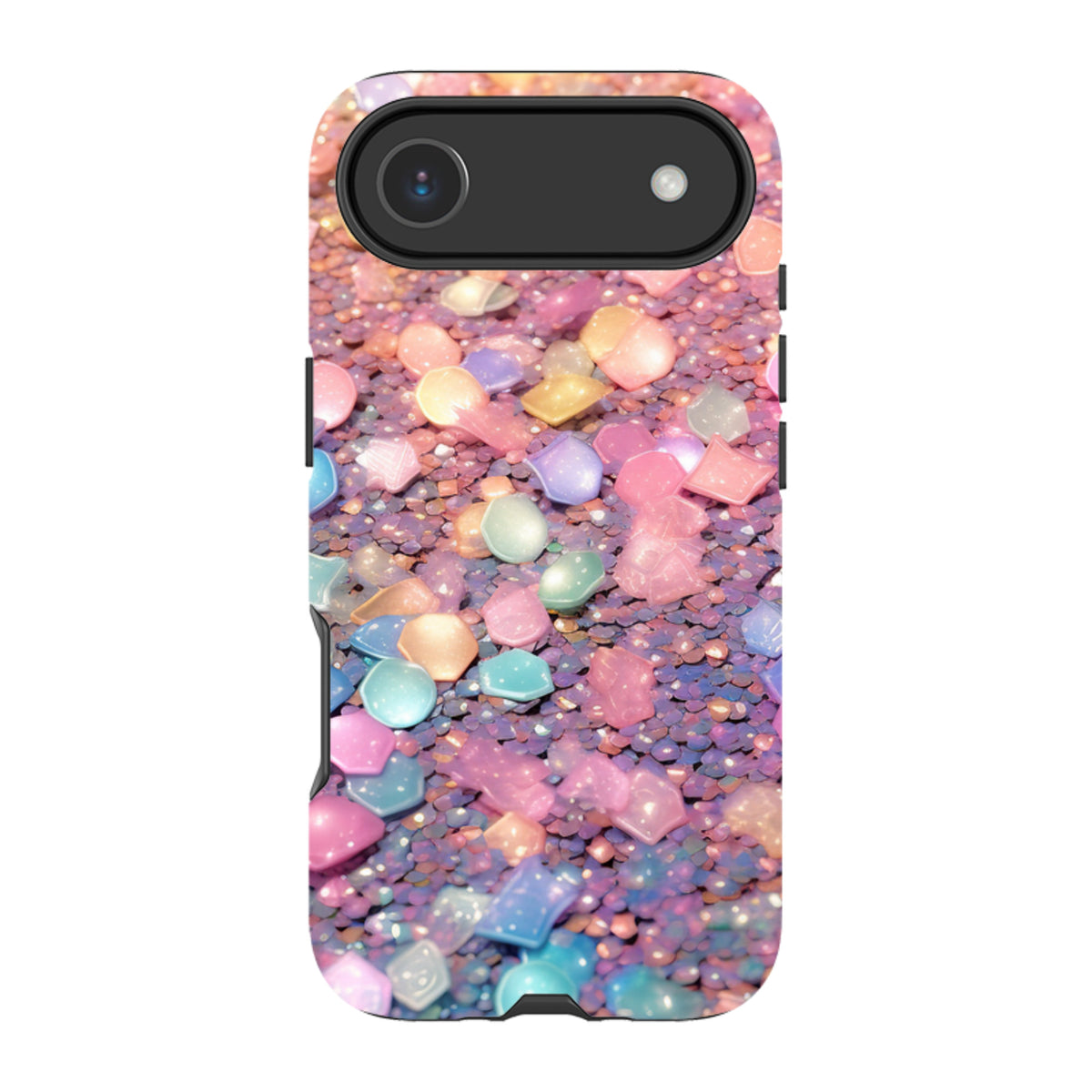 iPhone MagSafe Tough Case - Space Pebbles (case does not glitter)