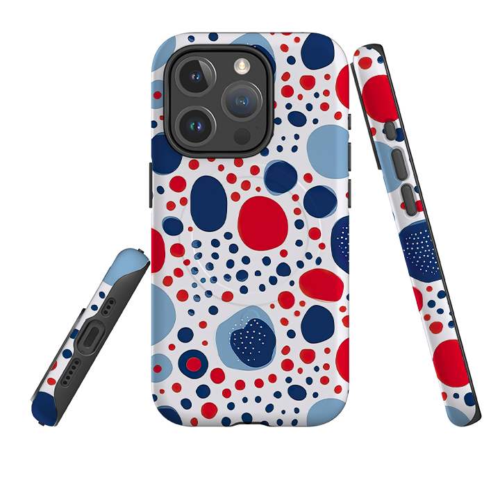 iPhone MagSafe Tough Case - Space Polka Dots III