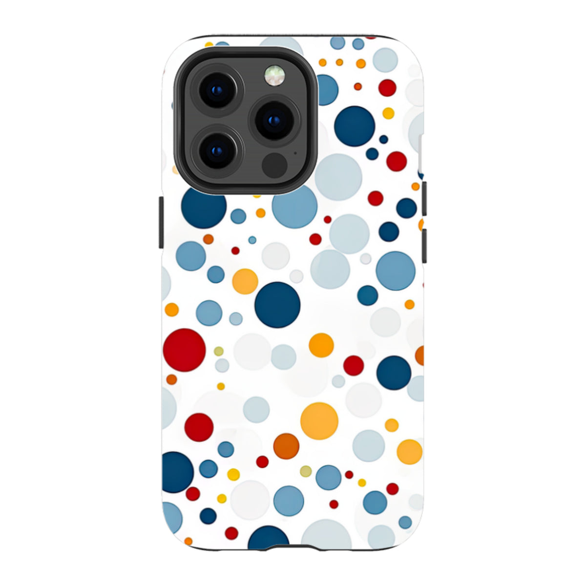 iPhone MagSafe Tough Case - Space Polka Dots