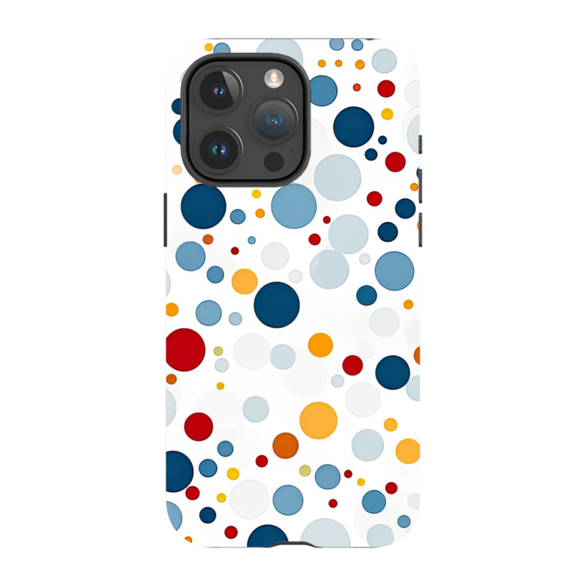 iPhone MagSafe Tough Case - Space Polka Dots
