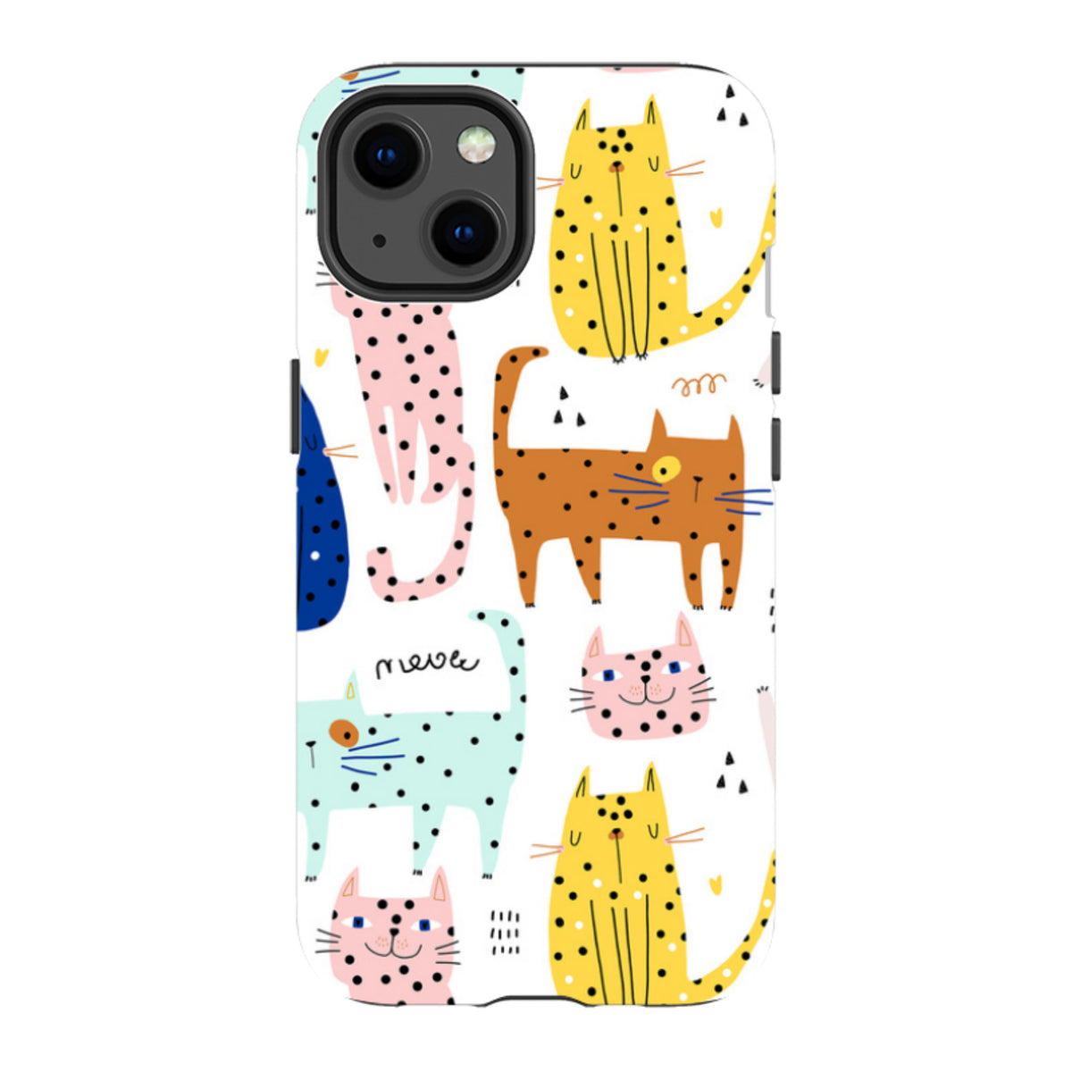 iPhone MagSafe Tough Case – Gesprenkelte Katze