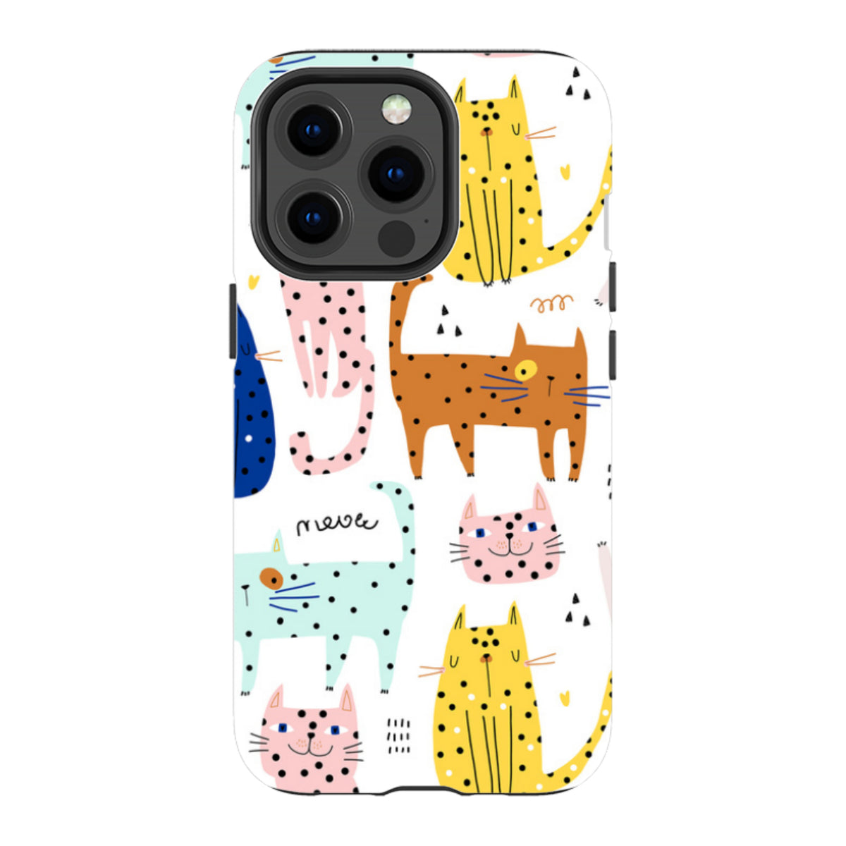 iPhone MagSafe Tough Case – Gesprenkelte Katze
