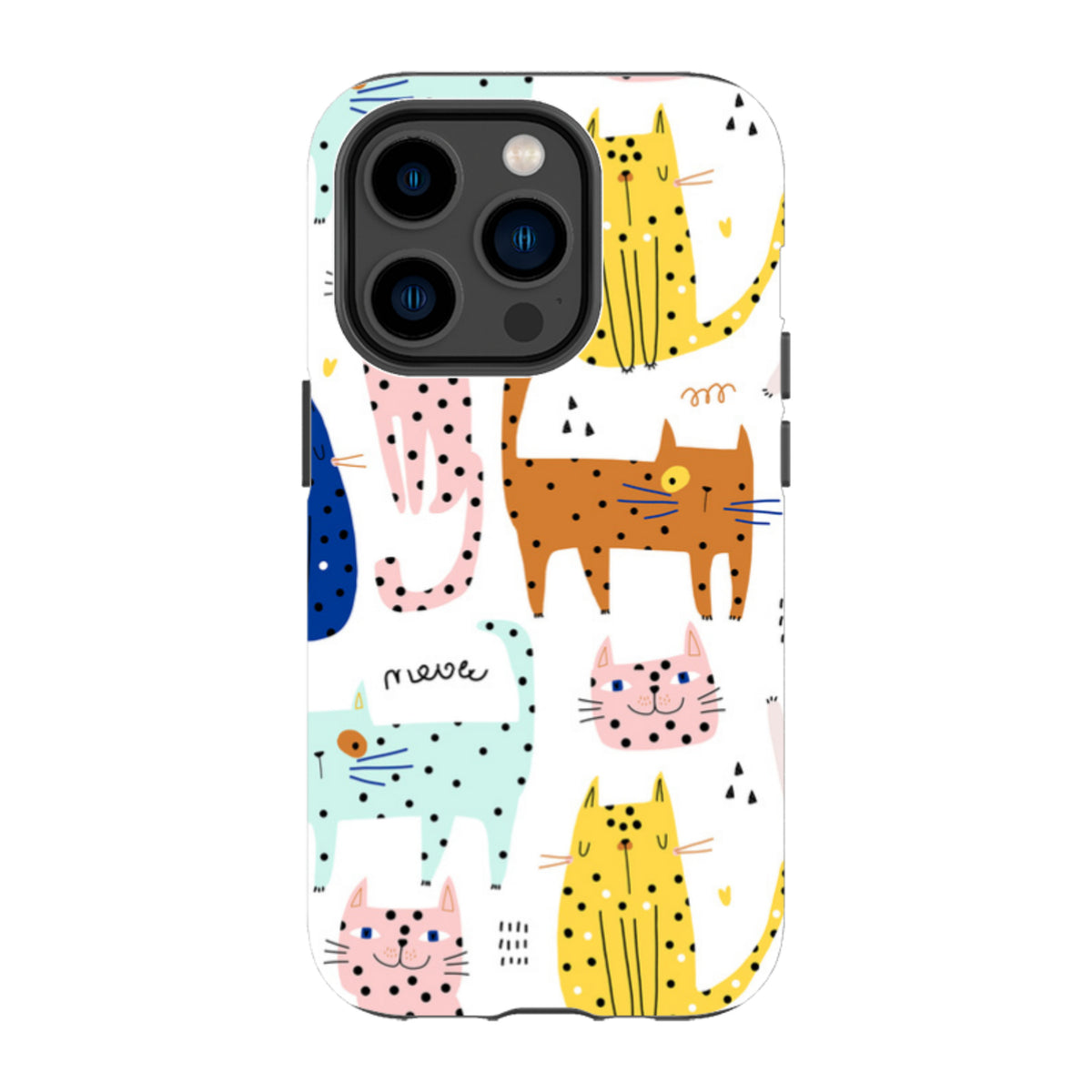 iPhone MagSafe Tough Case – Gesprenkelte Katze