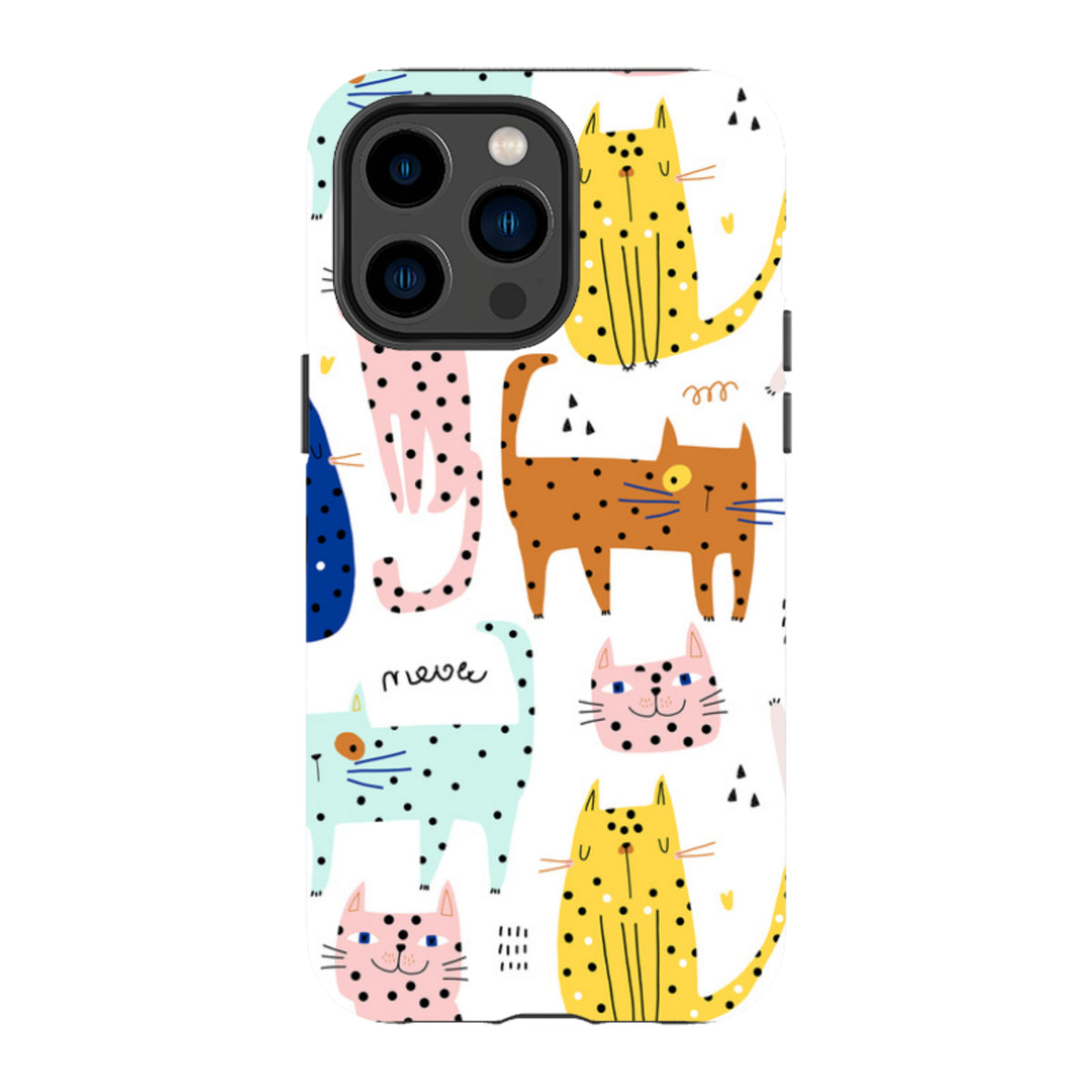 iPhone MagSafe Tough Case – Gesprenkelte Katze