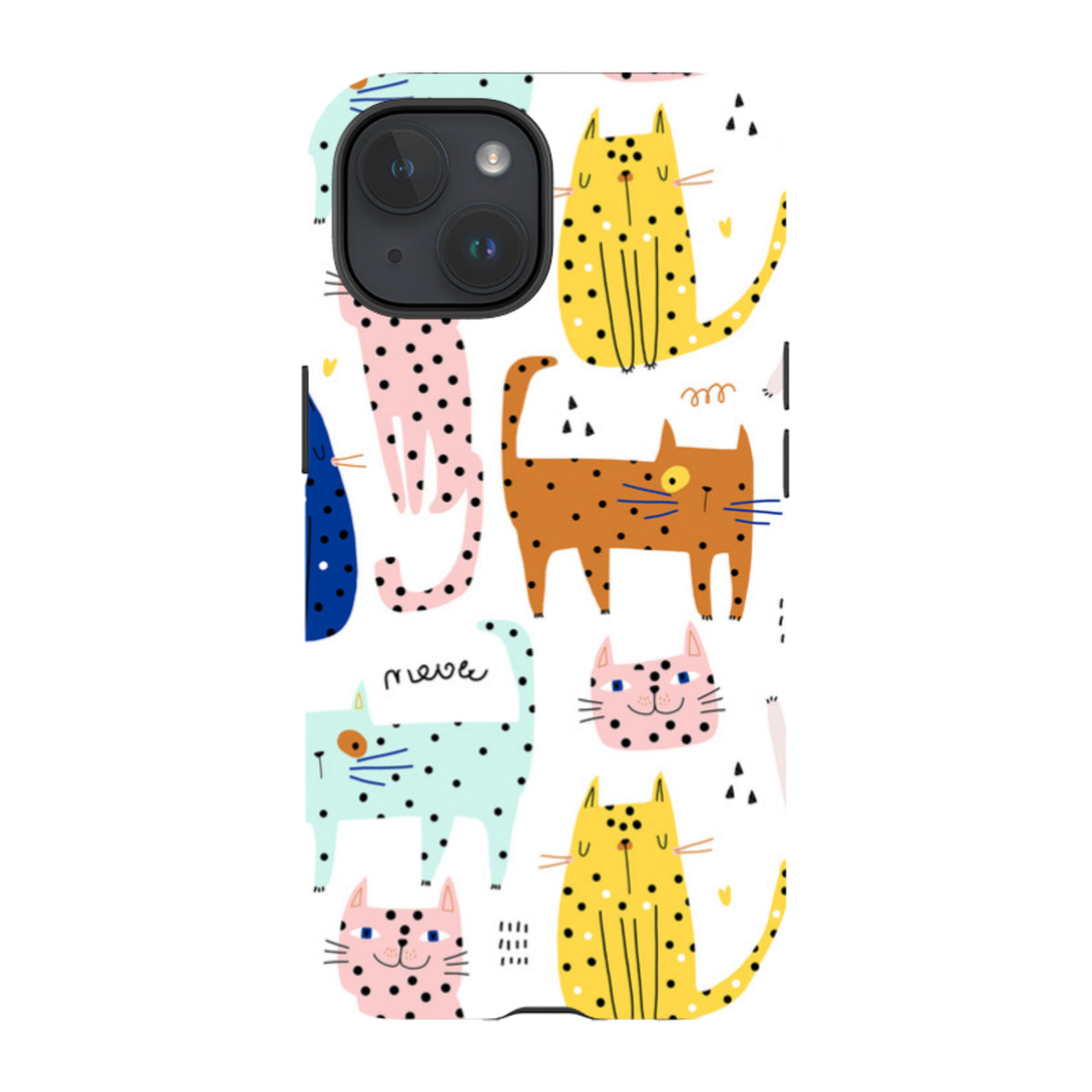 iPhone MagSafe Tough Case – Gesprenkelte Katze