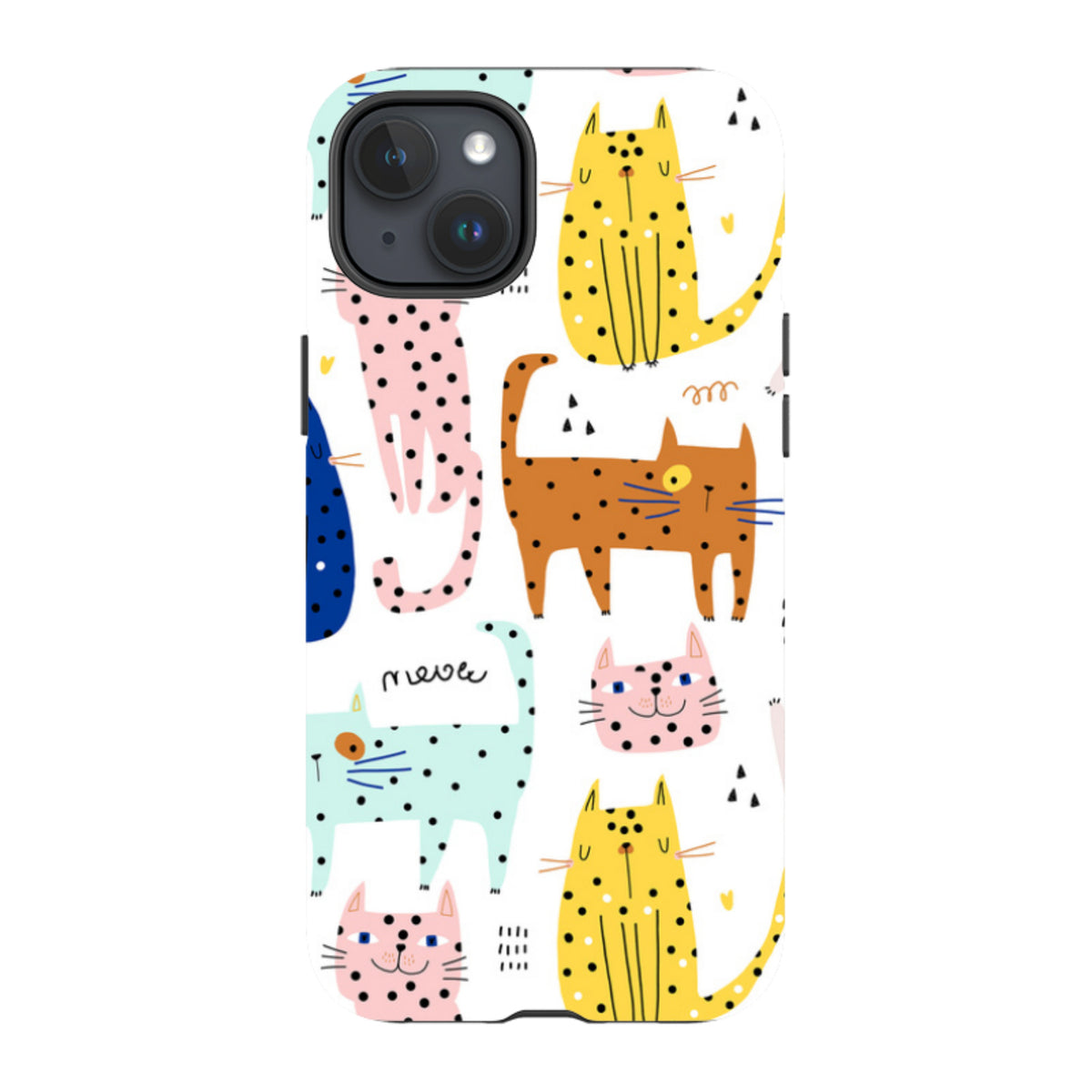 iPhone MagSafe Tough Case – Gesprenkelte Katze