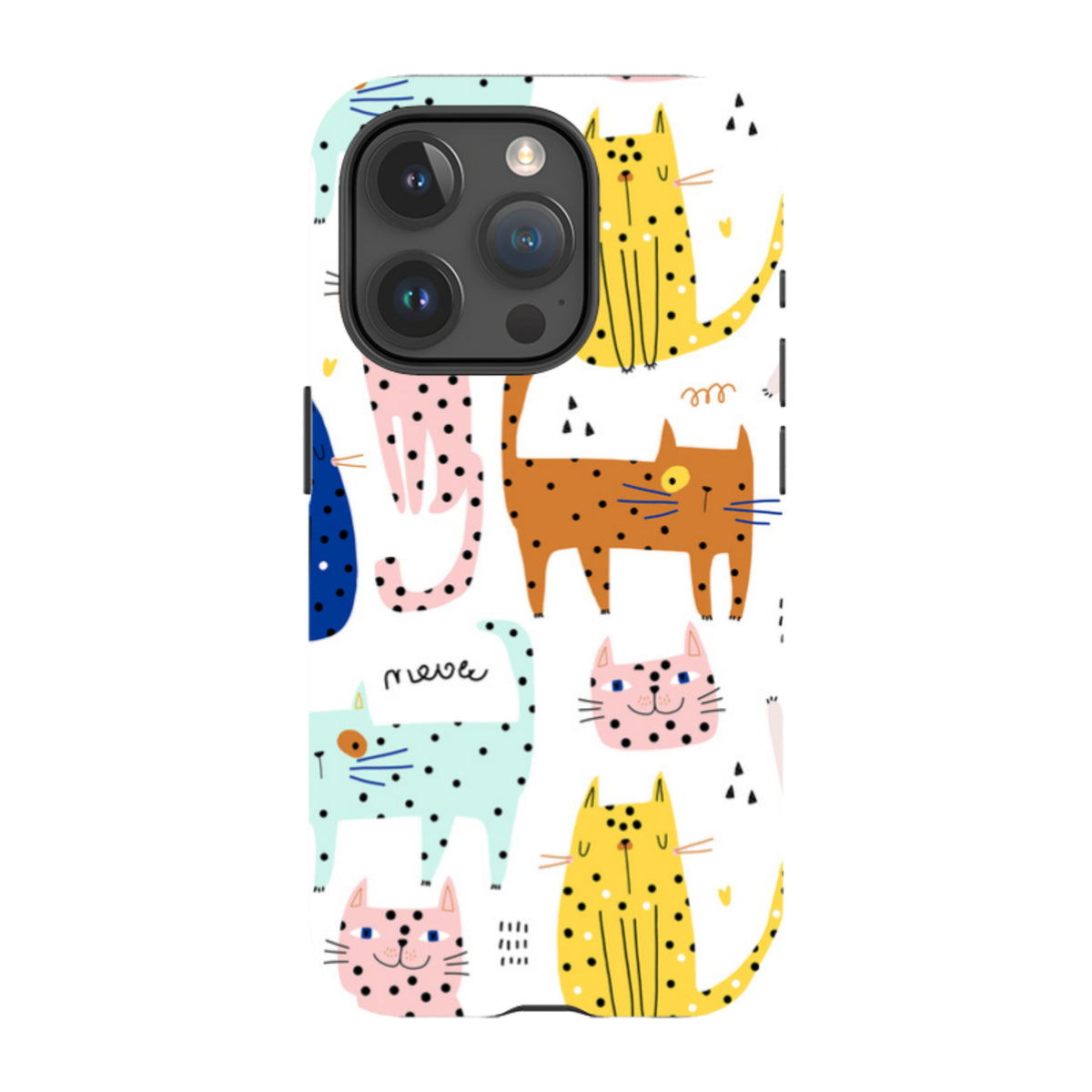 iPhone MagSafe Tough Case – Gesprenkelte Katze