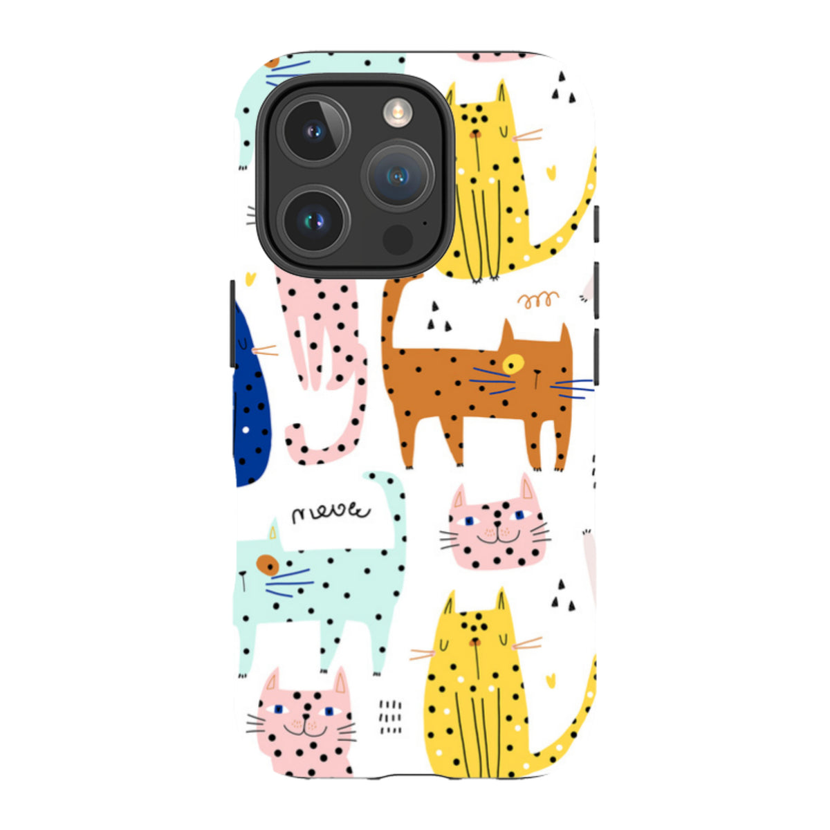 iPhone MagSafe Tough Case – Gesprenkelte Katze