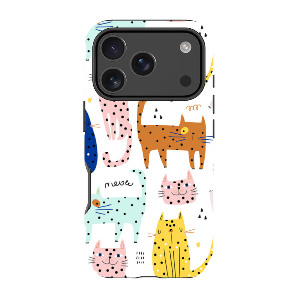 iPhone MagSafe Tough Case – Gesprenkelte Katze
