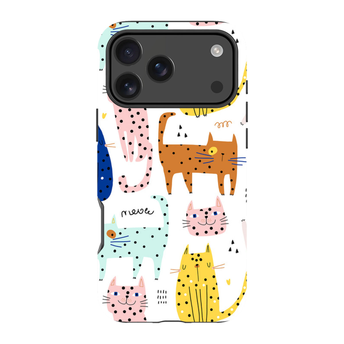 iPhone MagSafe Tough Case – Gesprenkelte Katze