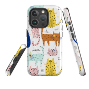 iPhone MagSafe Tough Case – Gesprenkelte Katze