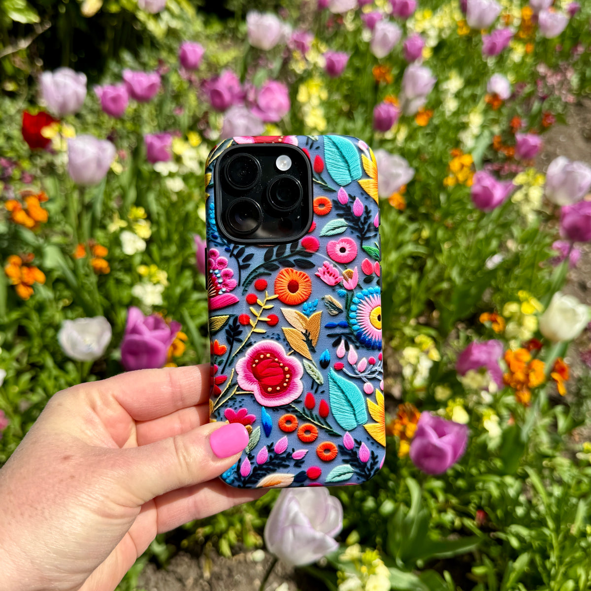 iPhone MagSafe Tough Case - Spring Petals III