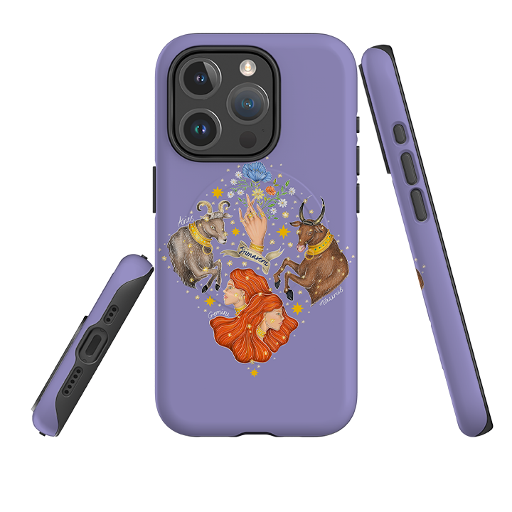 iPhone MagSafe Tough Case - Spring Zodiac By Catherine Rowe