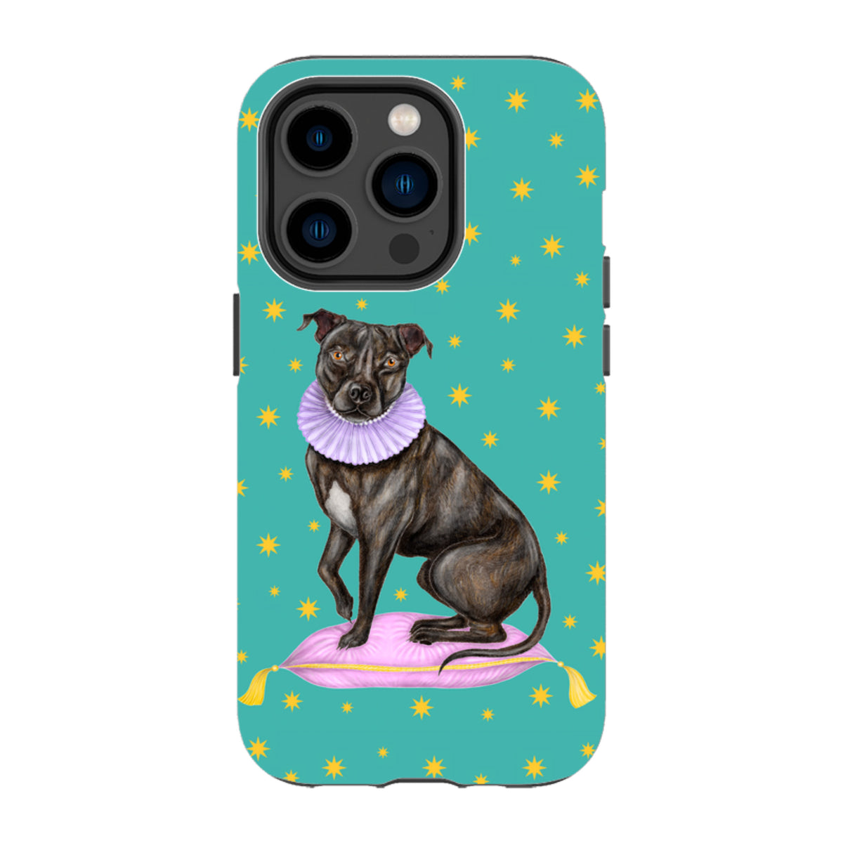 iPhone MagSafe Tough Case - Staffy By Catherine Rowe