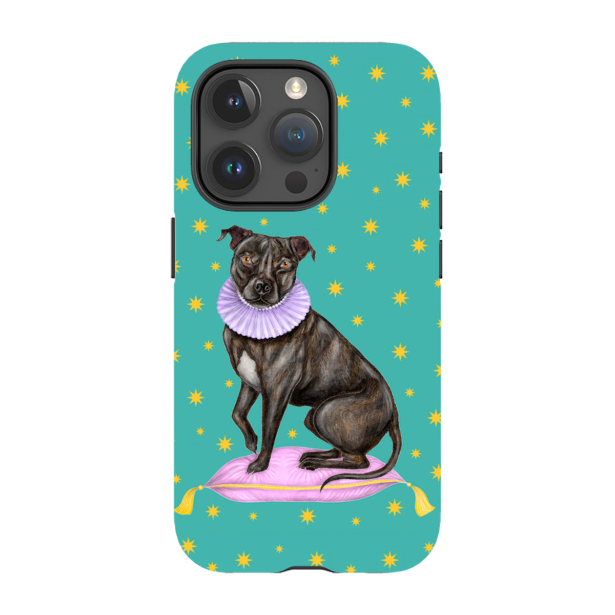 iPhone MagSafe Tough Case - Staffy By Catherine Rowe
