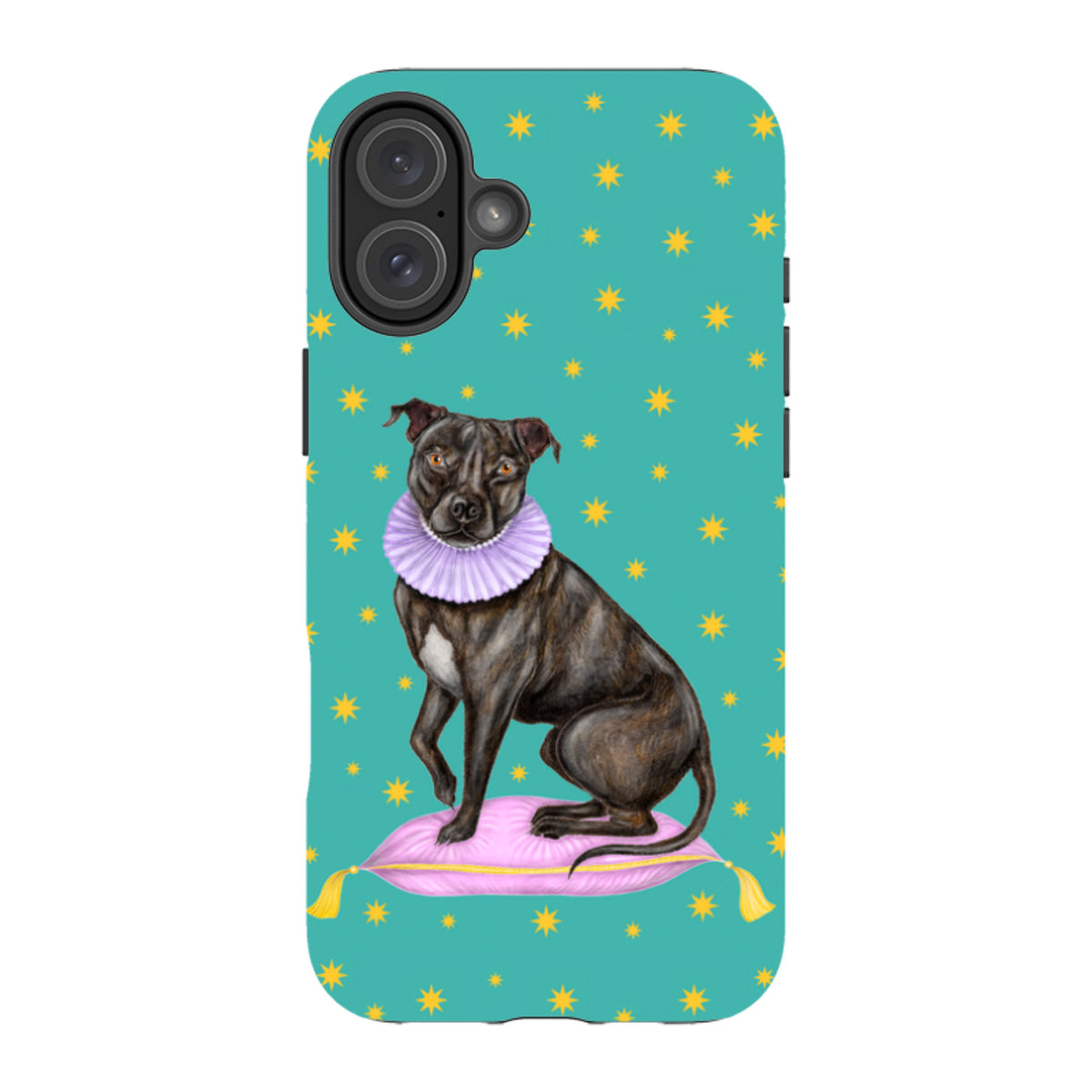 iPhone MagSafe Tough Case - Staffy By Catherine Rowe