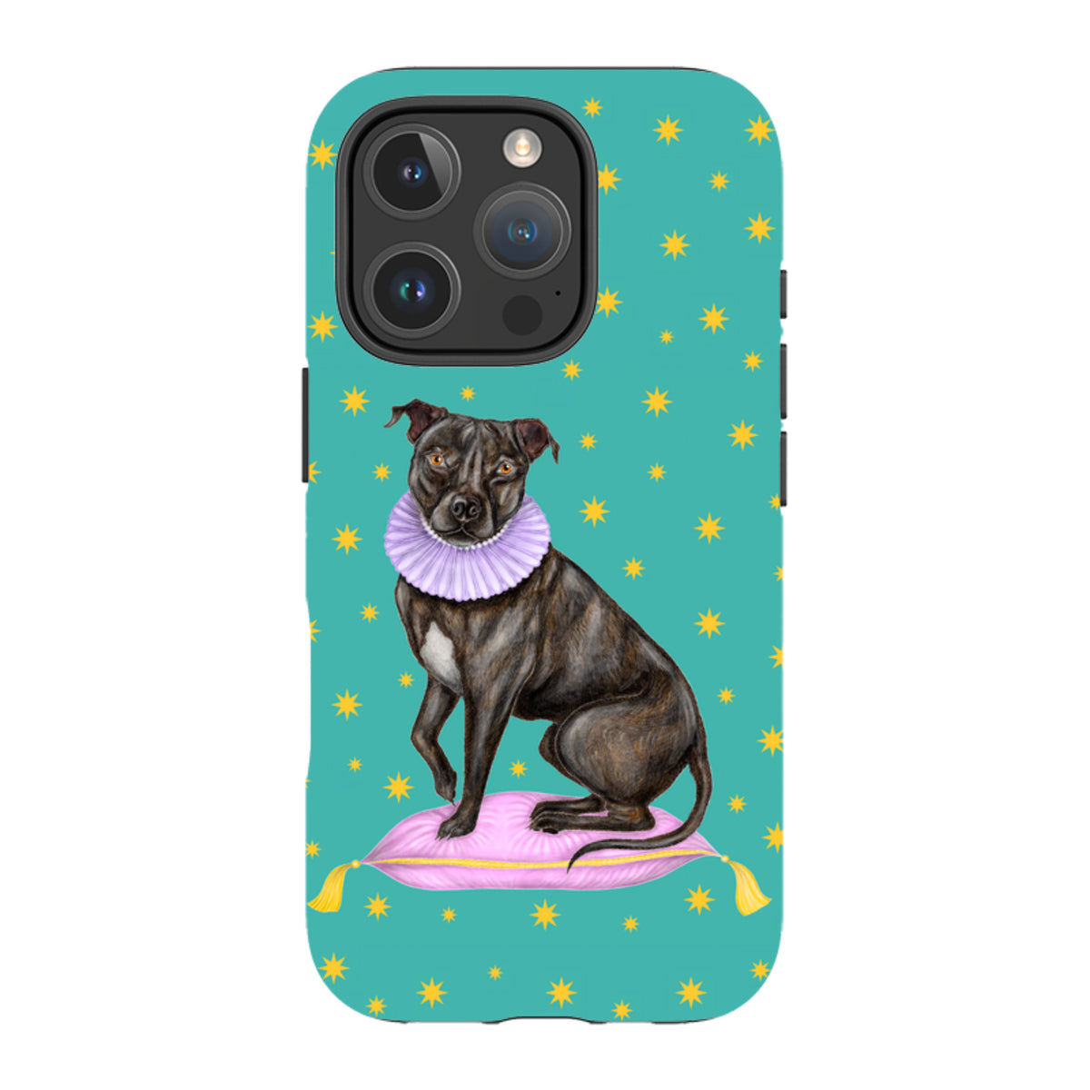 iPhone MagSafe Tough Case - Staffy By Catherine Rowe
