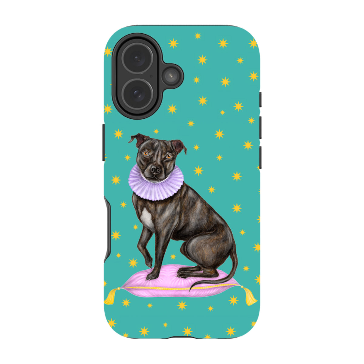 iPhone MagSafe Tough Case - Staffy By Catherine Rowe