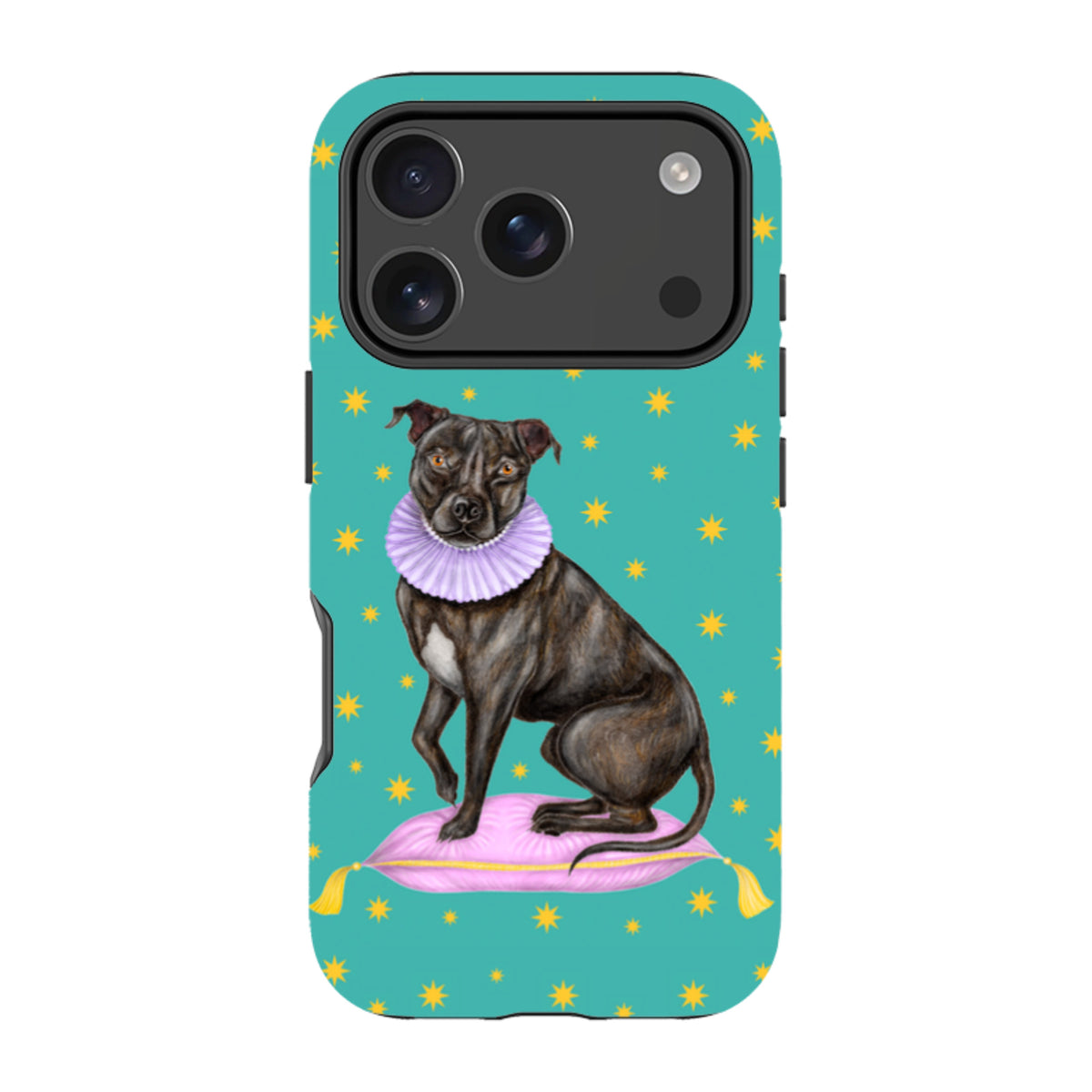 iPhone MagSafe Tough Case - Staffy By Catherine Rowe