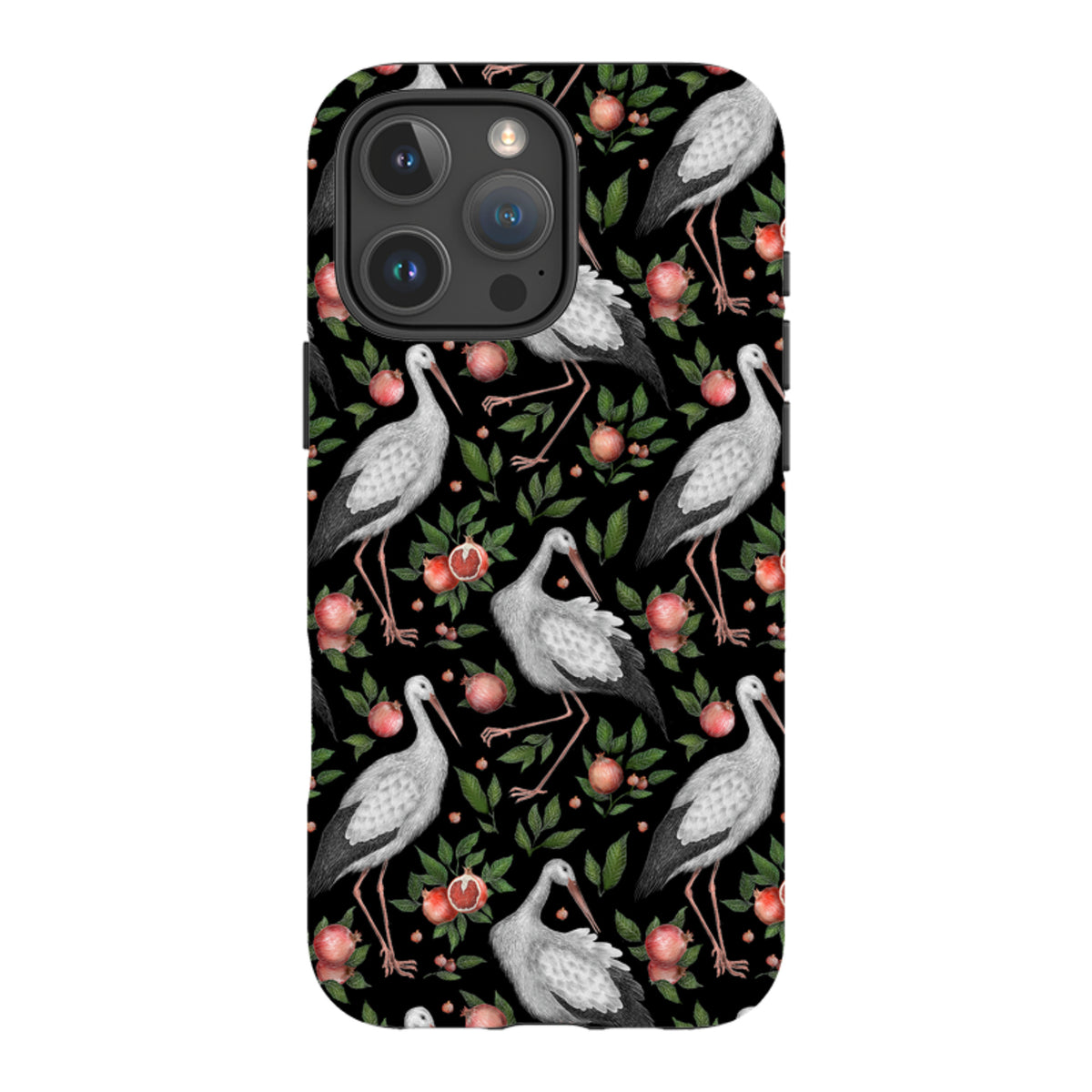 iPhone MagSafe Tough Case -  Stork Pattern By Catherine Rowe