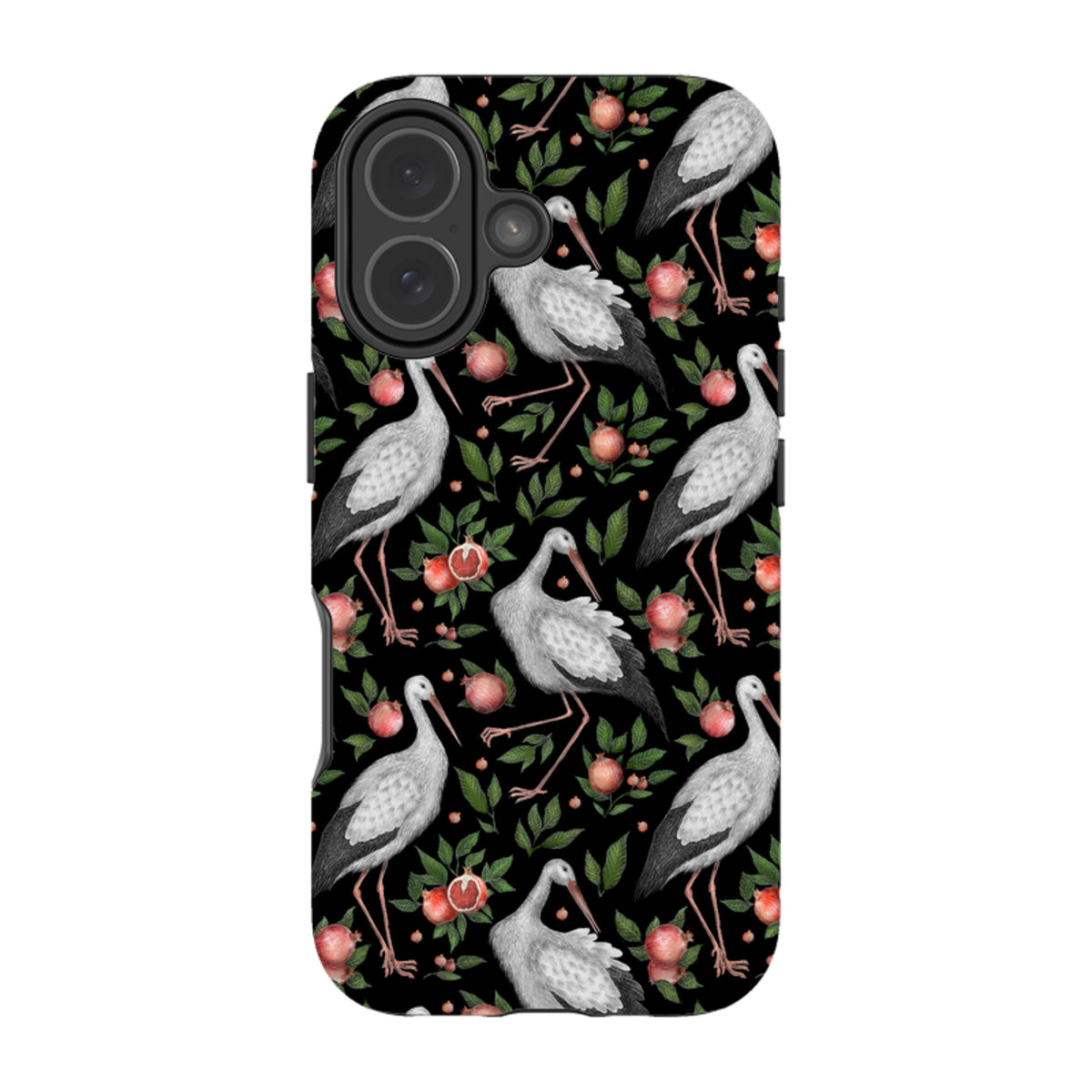 iPhone MagSafe Tough Case -  Stork Pattern By Catherine Rowe