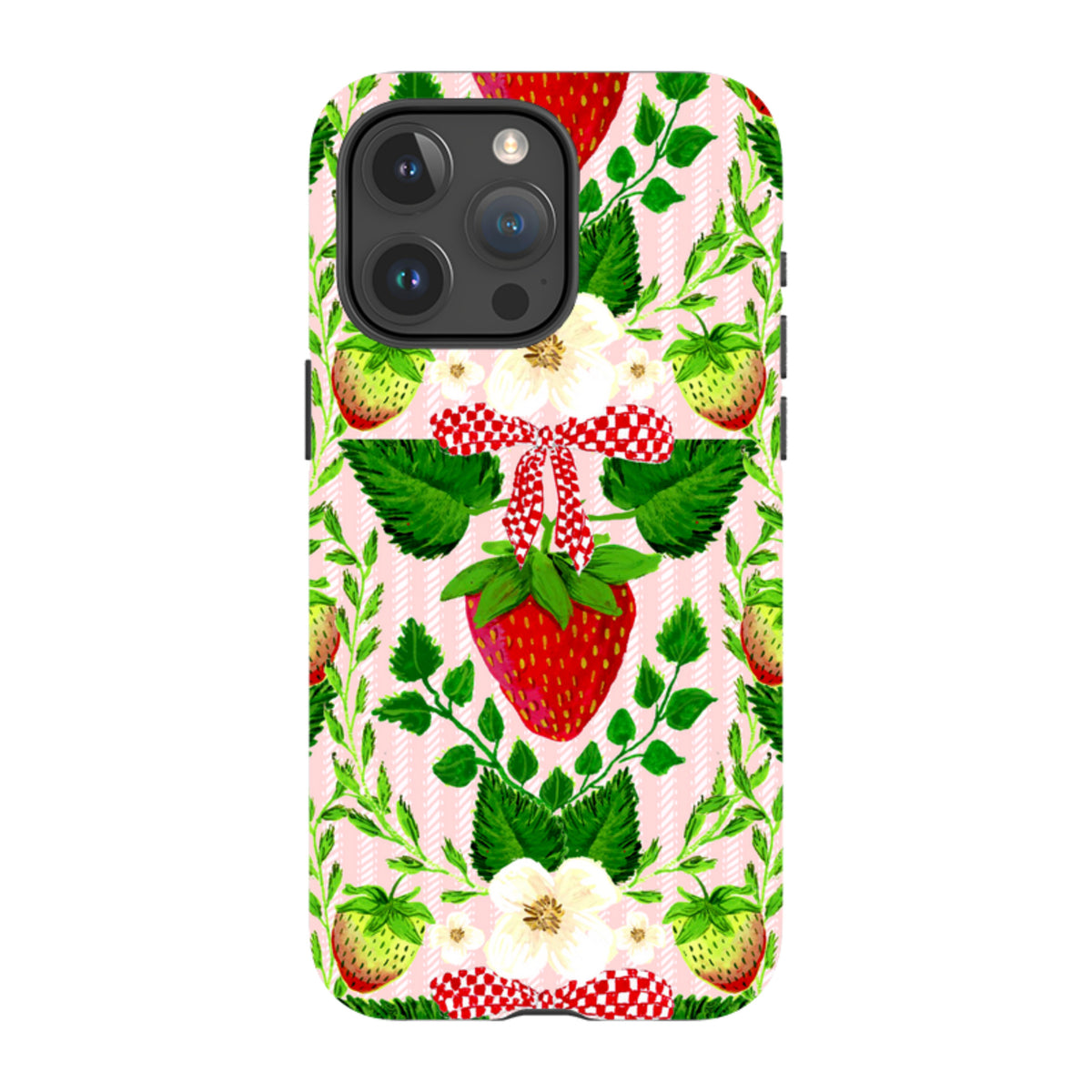 iPhone MagSafe Tough Case - Strawberries I By Abby Jacobs