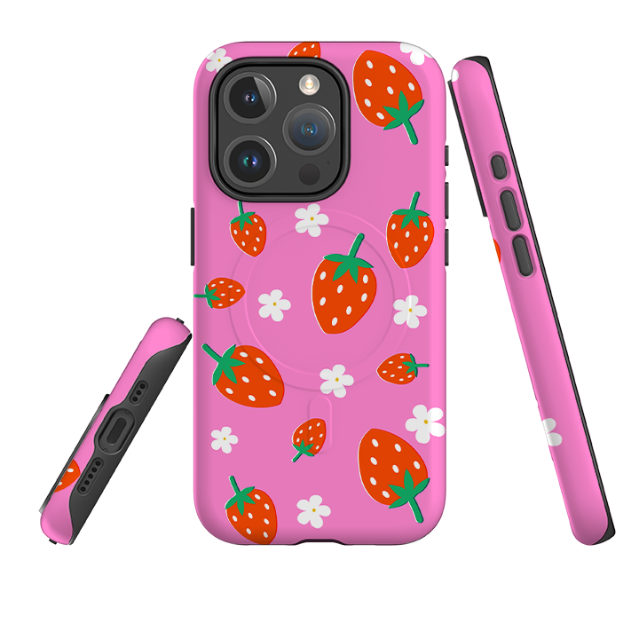 iPhone MagSafe Tough Case - Strawberry High