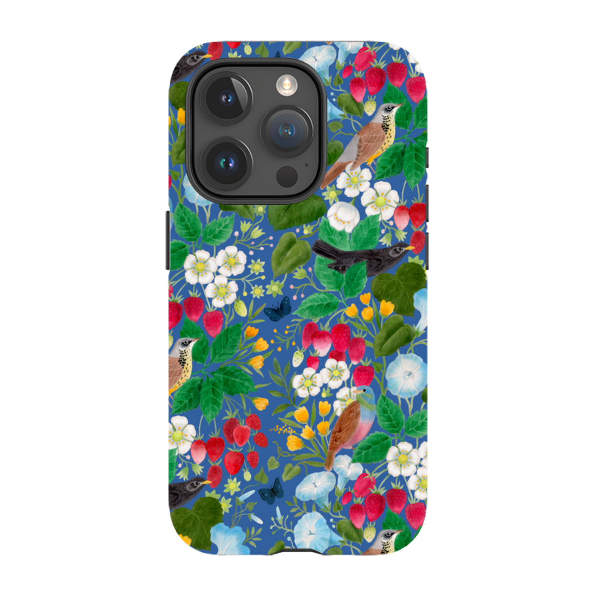 iPhone MagSafe Tough Case - Strawberry Thief By Bex Parkin