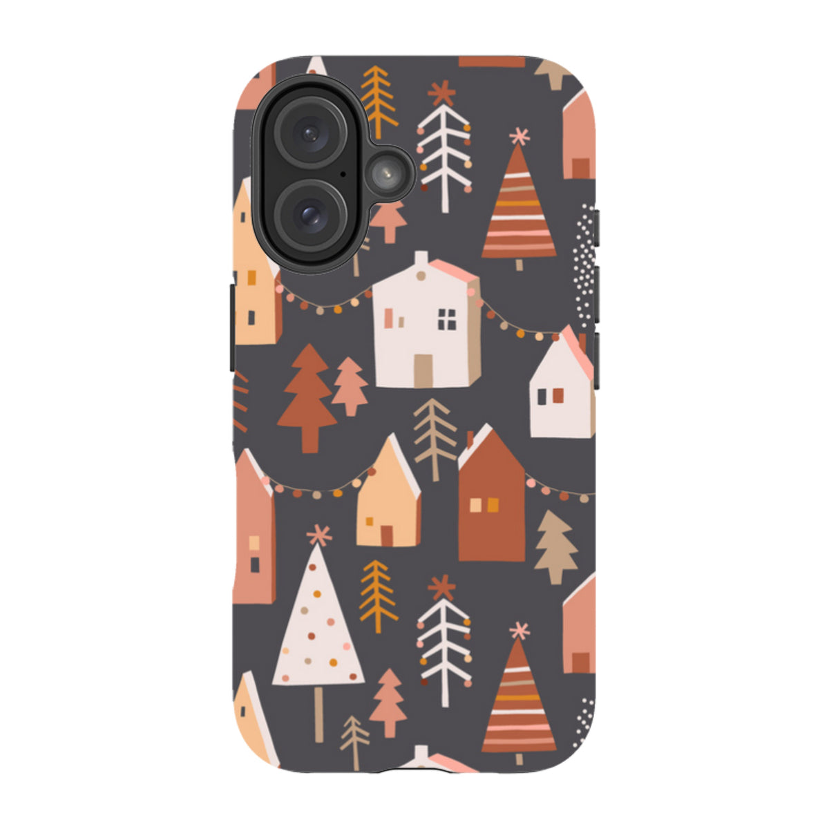 iPhone MagSafe Tough Case - Street Xmas Dark